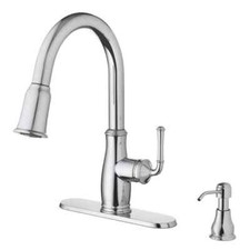 Glacier Bay Pull Down Kitchen Faucet Chrome Kagan 21-K153KCP-GB