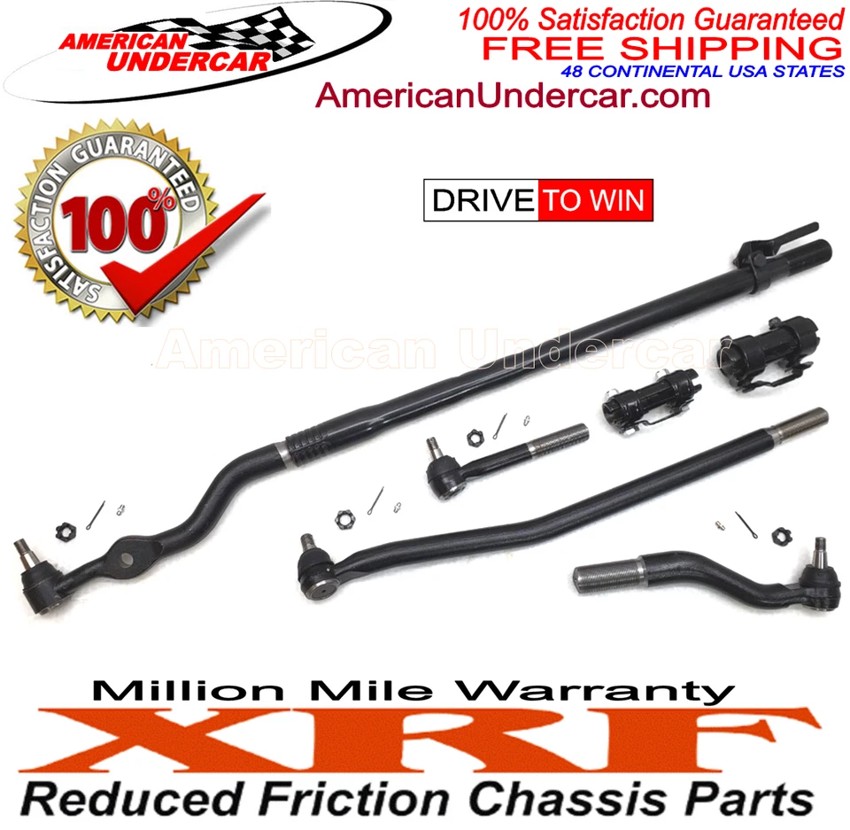 XRF Ford F350 rótula eslabón de arrastre barra de amarre manguito de dirección Kit 99 - 04 4x4 Foto 2 de 4