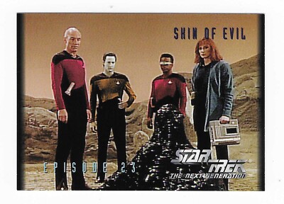 1994 Skybox Star Trek The Next Generation Season 1 Ep 23 #76 Shin of Evil