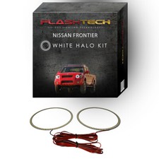 Kit de halo de faros LED ojo de ángel blanco para faros Nissan Frontier 2001-2004
