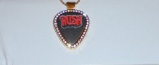 Rush Fly Night Lee Music Rock Band Concert Pendant Chain Guitar Pick MTV Fly I X