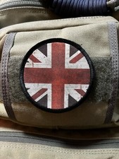 Parche Moral Union Jack Reino Unido 3" Táctico Militar Bandera EE. UU. Insignia
