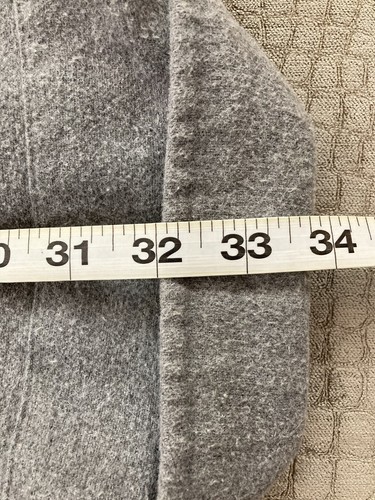 Vtg LL Bean Chamois Cloth Flannel Button Shirt Men’s 15 Tall MT Gray Made in USA - 第 7/7 張圖片