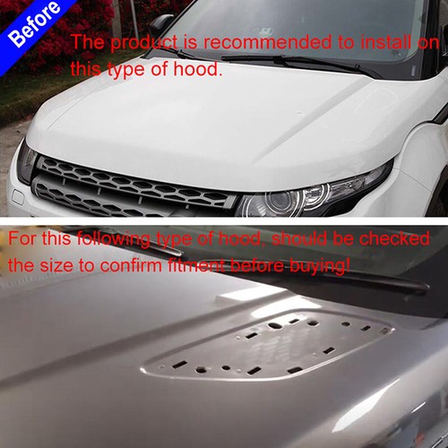 Pair Front Hood Air Vent Wing Trim Left&Right For Land Rover Range Rover 2013-18 - Picture 9 of 9