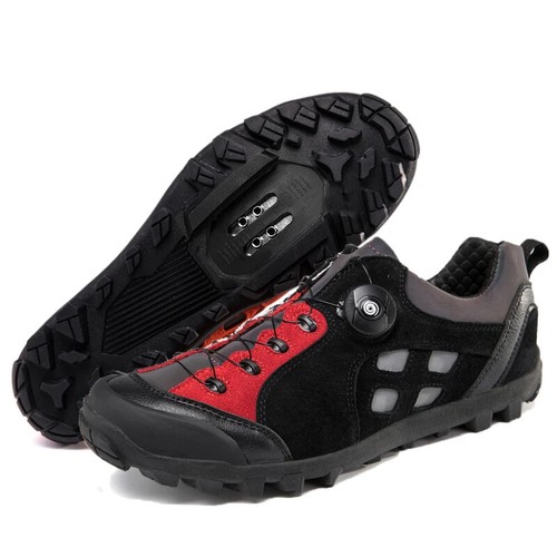 Scarpe MTB Uomo Professionali Ciclismo Trekking Indossabili Ghiaia Strada Bici Sneakers - Foto 7 di 26