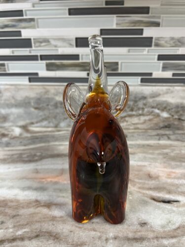 V. Nason & C. Murano Italien Kunst Glas Elefant Figur - Bild 3 von 11