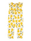 Carter’s Girls Toddler Summer Fall Pear Outfit Jumpsuit size 24 months Nwt