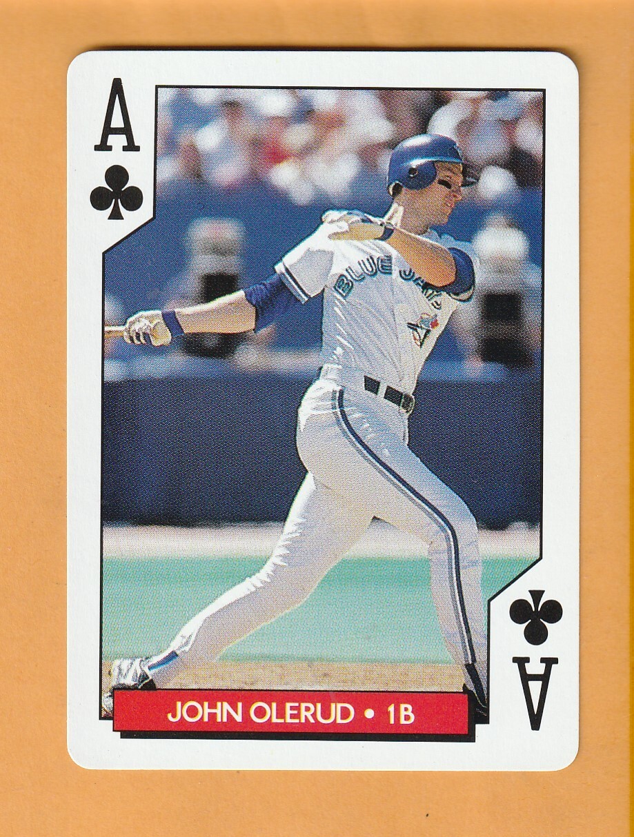 John Olerud Toronto Blue Jays 1995 U.S. Playing Cards #1C Washington State