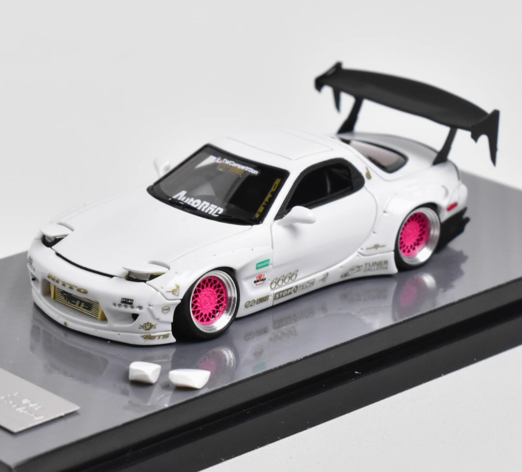 1⁄64 404 YM モデル 1/64 マツダ ロケットバニー RX-7 FD ホワイト Ym
