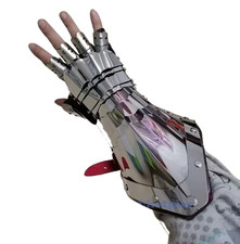 European Gothic Hand Armor Half-Finger Gloves Prop Wearable Cosplay Custom Cool