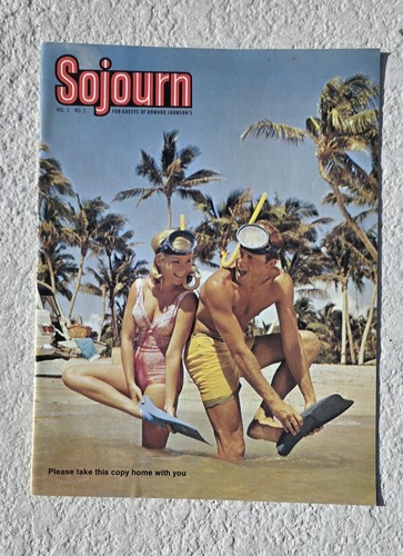 Ultra Rare 1971 Howard Johnsons Vol 1 No 1 Travel Magazine KODAK Film Mailer