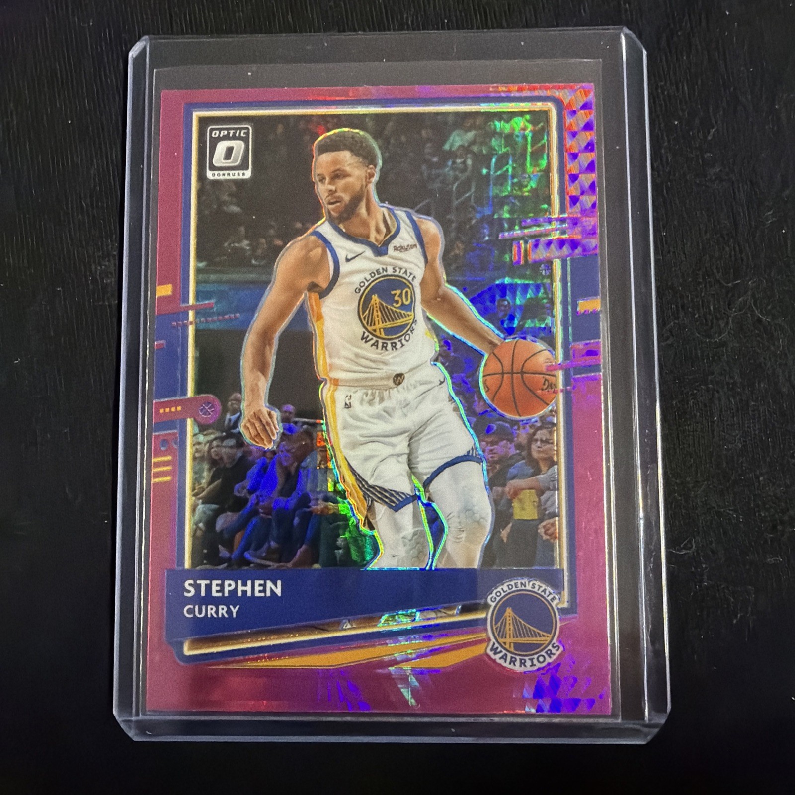2020-21 Panini Donruss Optic - Stephen Curry #17 Pink Hyper Prizm
