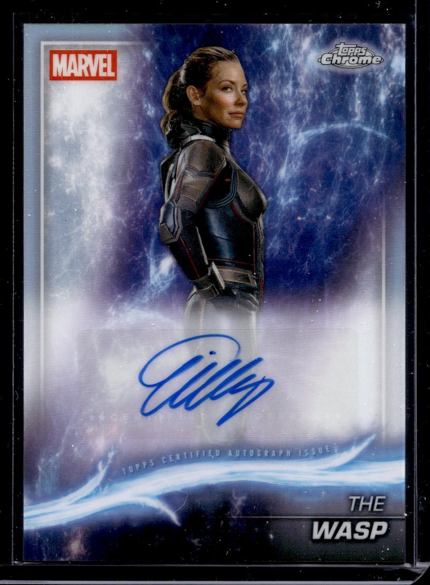 Topps Marvel chrome The Wasp 直筆サインカード 2025 Topps Chrome Marvel Studios #AA-EL Evangeline Lilly