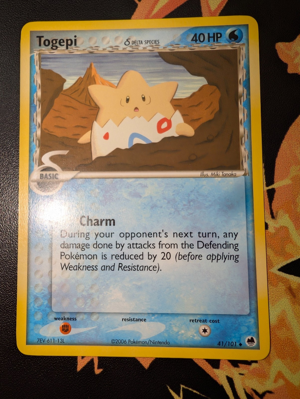 Togepi (Delta Species) 41/101 Dragon Frontiers Regular VLP/NM
