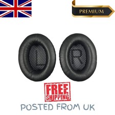 Bose Replacement Black Ear Pads QC25 QC35 QC35 II AE2 QC2 QC15 Headphone Cushion