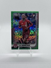 2025-26 Topps Chrome MLS Zane Monlouis Green Mini Diamonds /99 (RC) #19