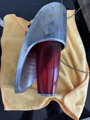 1962 Mercury Monterey LH Tail Light OEM Chrome Nice  TSDB62MY