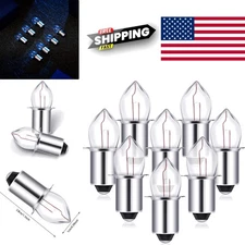 Krypton Replacement Bulbs 2D Bayonet Base 2.4 Volt 8 Pieces Bright Light