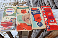 LOT Vintage Folding Maps Gas & Oil Collectibles Sinclair AAA Phillips 66 USA NR