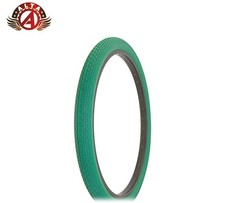 ALTA BICYCLE DURABLE S-2 WIRE BEAD TIRE 26 x 2.125 GREEN CLASSIC MINI BRICK.