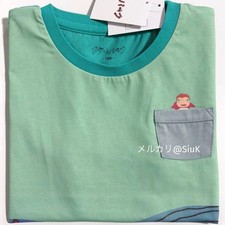 Spirited Away Ponyo Bucket Tee Kids 130 Ghibli Park 14 Soft Shirt