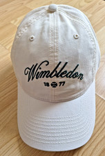 WIMBLEDON THE CHAMPIONSHIP CREAM WIMBLEDON 1877 OFFICIAL CAP HAT BRAND NEW