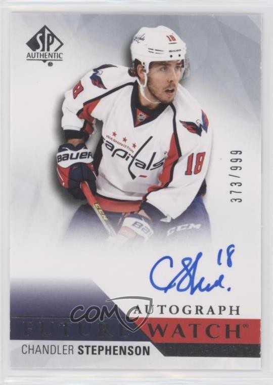 2015-16 SP Authentic Future Watch 373/999 Chandler Stephenson #240 Auto 14bn