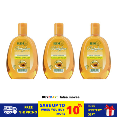 3 x RDL Babyface Gesichtsreiniger mit Papaya Extrakt 150 ml