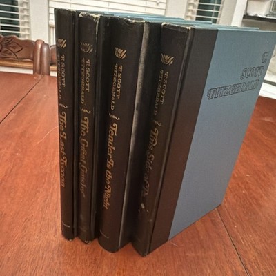 The Great Gatsby F. Scott Fitzgerald Hardcover Scribner's Vintage Lot Of 4 Book