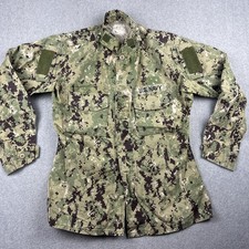 U.S Navy Blouse Medium Long Working Uniform Type III NWU Seals Military Camo Top