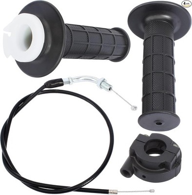 Twist Throttle Accelerator Handle Grip Cable Set for Quad ATV Go Kart 4-stroke P