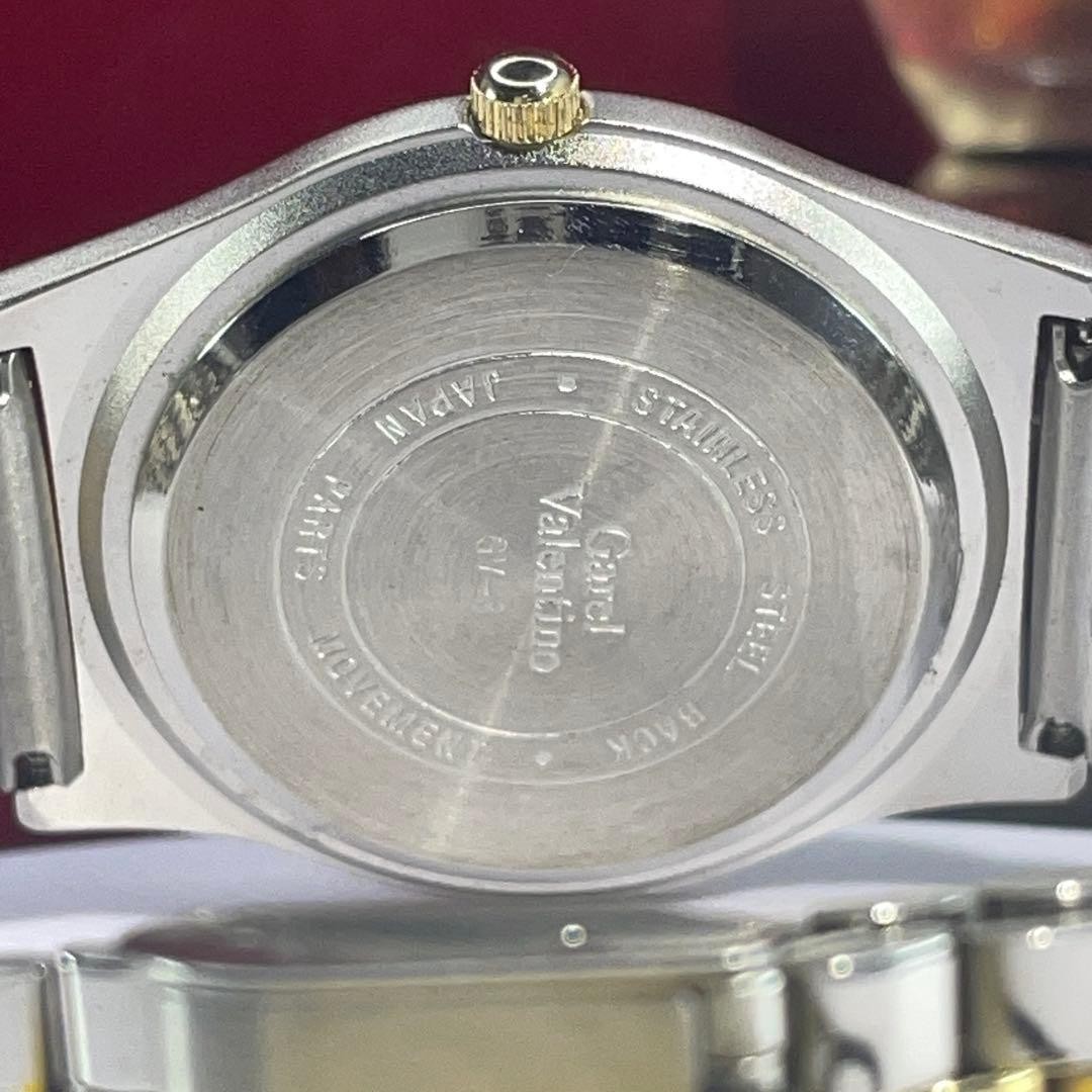 Garel Valentino Unused Quartz Watch with Genuine SS Band Two-tone 10000¥ thumbnail 9