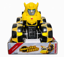 Bumblebee Transformers 9 Inch Monster Treads Toy Truck W Light Up Wheels Bumblebee Transformers 9 Inch Monster Treads Toy Truck W Light Up Wheels