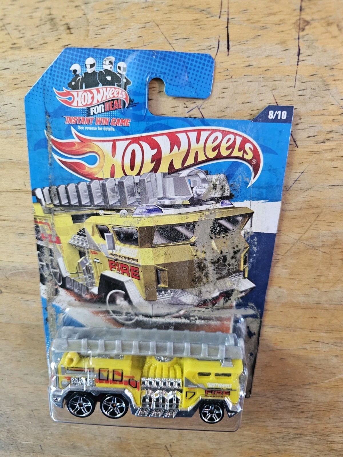 Hot Wheels 5 Alarm, Yellow; 2011 City Works Series 8/10