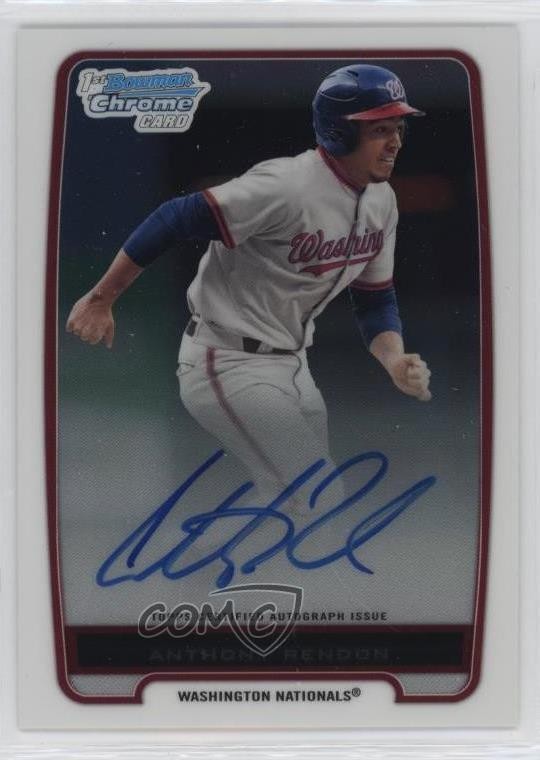 2012 Bowman Chrome Prospects Auto Anthony Rendon #BCP88 Auto 4m4