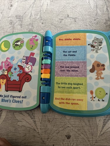 Leap Frog Blue's Clues & You Clue Into Words Electronic Learning Book 2020 Toy - Picture 7 of 9