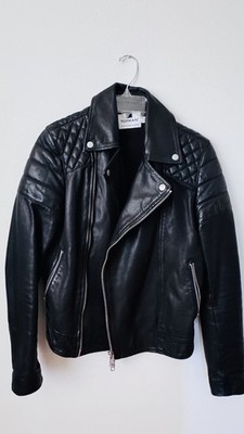 Topman Leather Jacket RN 125149 Size XS