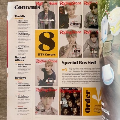 BTS Rolling Stone Magazine June 2021 Ready to Ship for sale online