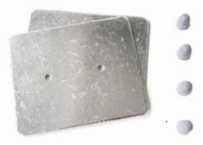 Fiamma Motorhome Carry-Bike Aluminium Internal Brackets Set Of 2 - 98656-275