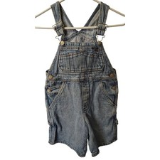 VTG Genuine Girl Small Light Was Denim Overalls