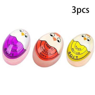 Egg Timer Kitchen Electronics Soft & Hard Boiled Color Timer Home Kitchen Gadget