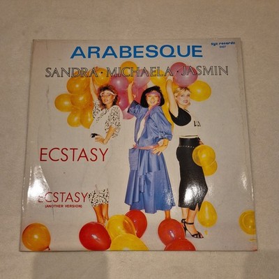 12'' LP Disco Vinyl Arabesque/ Sandra Cretu Lauer - Ecstasy