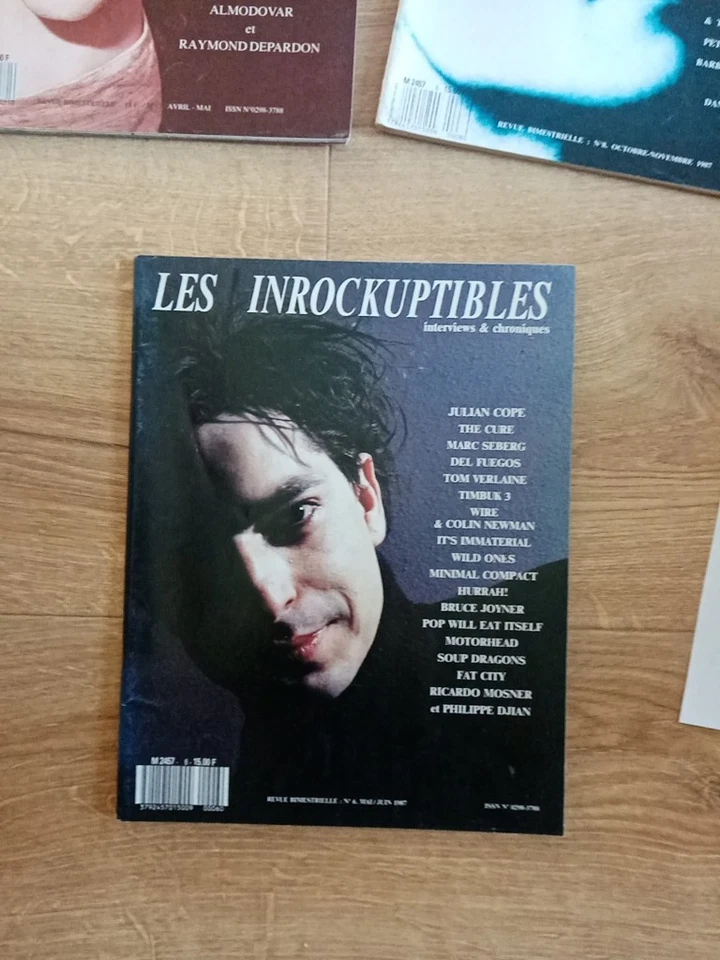 1986-lot 7 des premiers numeros-LES INROCKUPTIBLES-N°6-7-8-9-10..INROCKS - Photo 2/4