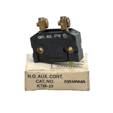 Sylvania KTM-10 Auxiliary Contact KTM10 — New In Box NIB