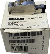 4x Siemens 6GK1901-1BB10-2AB0 RJ45 Connector Ethernet FastConnect 180