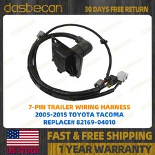 Trailer Tow Hitch Wiring Harness 7pin For Toyota Tacoma 2005-2015 82169-04010