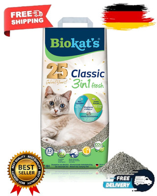 Gimborn Biokat's Classic Fresh 3-in-1 Scented Clumping Cat Litter