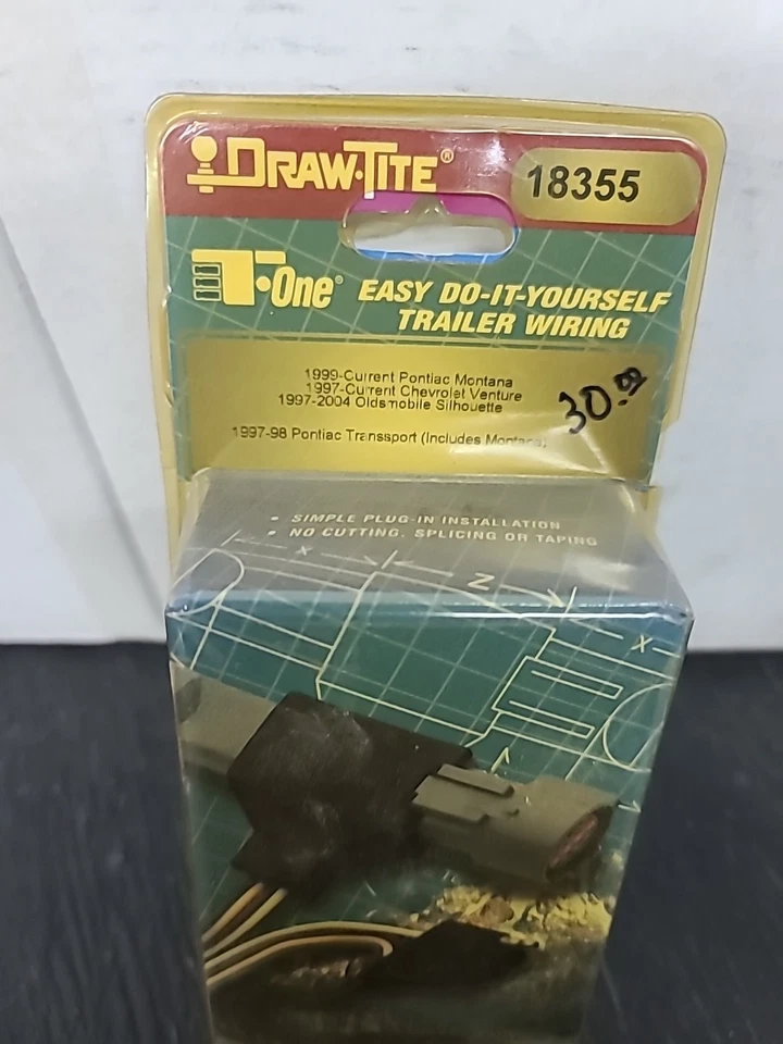 DRAW TITE 18355 T-One 96-04 Oldsmobile Silhouette Pontiac Montana Chevy Venture Foto 2 de 3