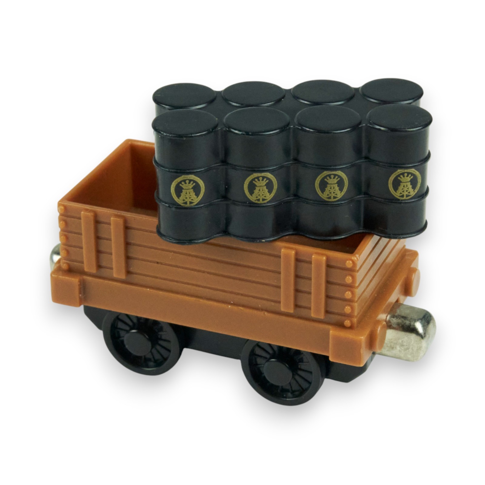 Brown Cargo Wagon w/ Barrels Thomas & Friends Die-Cast 2011 