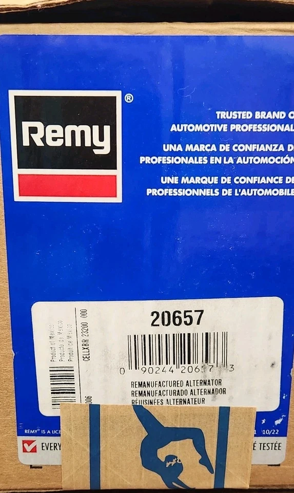 Remy Remanufactured 12V Alternator 20657 Select Plymouth Dodge Chrysler Models - Image 2 of 4